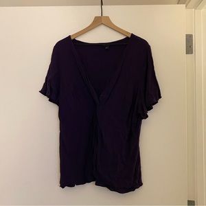 V-neck blouse